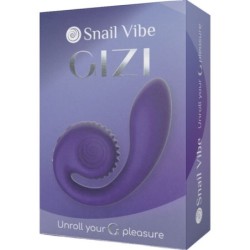 SNAIL VIBE - GIZI DUAL STIMOLATORE VIOLA - SNAIL VIBE - Vibratori | erosidea.com