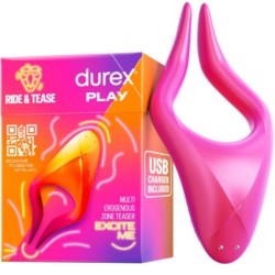 GIOCATTOLO MULTISTIMOLATORE RIDE & TEASE - DUREX TOYS - Vibratori | erosidea.com