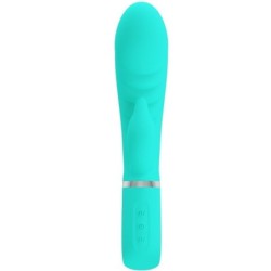 VIBRATORE MULTIFUNZIONE G-SPOT PRESCOTT VERDE ACQUA - PRETTY LOVE FLIRTATION - Vibratori G-Spot | erosidea.com