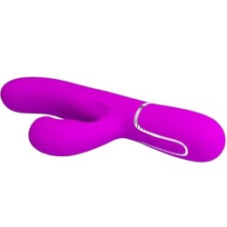 VIBRATORE MULTIFUNZIONE PERLITA 3 IN 1 G-SPOT VIOLA - PRETTY LOVE FLIRTATION - Vibratori G-Spot | erosidea.com