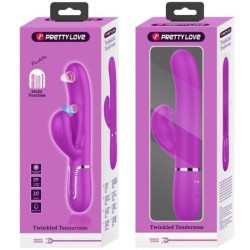 VIBRATORE MULTIFUNZIONE PERLITA 3 IN 1 G-SPOT VIOLA - PRETTY LOVE FLIRTATION - Vibratori G-Spot | erosidea.com