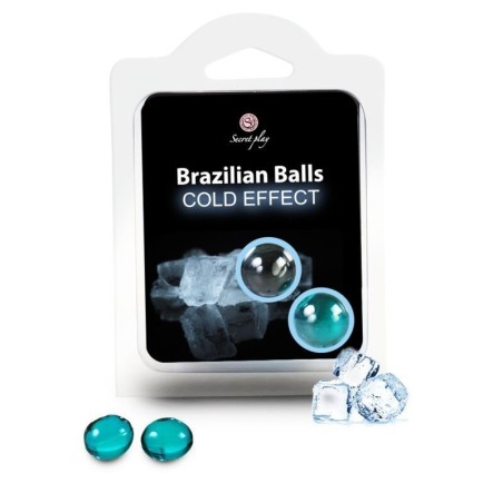 SECRETPLAY - PALLINE BRASILIANE EFFETTO FREDDO 2 UNITÀ - SECRETPLAY COSMETIC - Coadiuvanti Massaggi | erosidea.com