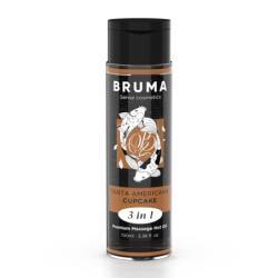 BRUMA - OLIO DA MASSAGGIO PREMIUM EFFETTO CALORE SAPORE CUPACKE 3 IN 1 - 100 ML - BRUMA - Coadiuvanti Massaggi | erosidea.com