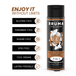 BRUMA - OLIO DA MASSAGGIO PREMIUM EFFETTO CALORE SAPORE CUPACKE 3 IN 1 - 100 ML - BRUMA - Coadiuvanti Massaggi | erosidea.com