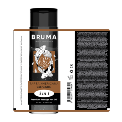 BRUMA - OLIO DA MASSAGGIO PREMIUM EFFETTO CALORE SAPORE CUPACKE 3 IN 1 - 100 ML - BRUMA - Coadiuvanti Massaggi | erosidea.com