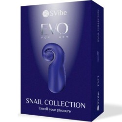 MASTURBATORE SNAIL VIBE MASCHILE EVO PER LUI SLIDE N'ROLL BLU SCURO - SNAIL VIBE - Promozioni Erosidea | erosidea.com