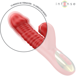 VIBRATORE RABBIT THALIA MULTIFUNZIONE ROSSO - INTENSE FUN - Promozioni Erosidea | erosidea.com