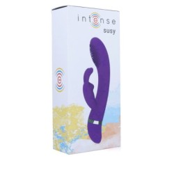 VIBRATORE INTENSE OSCILLANTE IN SILICONE RABBIT LILLA SUSY - INTENSE - Vibratori Rabbit | erosidea.com