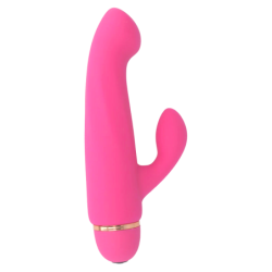 VIBRATORE INTENSE BORAL 20 VELOCITA SILICONE ROSA - INTENSE FUN - Vibratori Rabbit | erosidea.com