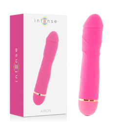 VIBRATORE INTENSE AIRON 20 VELOCITA SILICONE ROSA - INTENSE FUN - Vibratori | erosidea.com