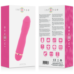 VIBRATORE INTENSE AIRON 20 VELOCITA SILICONE ROSA - INTENSE FUN - Vibratori | erosidea.com