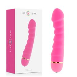 VIBRATORE INTENSE SALLY 20 VELOCITA SILICONE ROSA - INTENSE FUN - Vibratori | erosidea.com