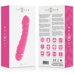 VIBRATORE INTENSE SALLY 20 VELOCITA SILICONE ROSA - INTENSE FUN - Vibratori | erosidea.com