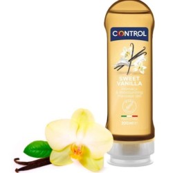 MASSAGGIO 2 EN 1 E PIACERE DOLCEZZA DEL MADAGASCAR 200 ML - CONTROL LUBES - Coadiuvanti Massaggi | erosidea.com