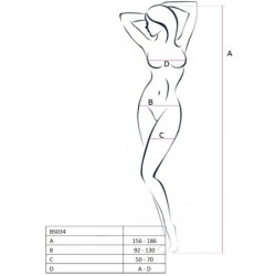 PASSION -DONNA BS034 BODYSTOCKING NERO TAGLIA UNICA - PASSION WOMAN - Donna Bodystocking e Catsuit | erosidea.com